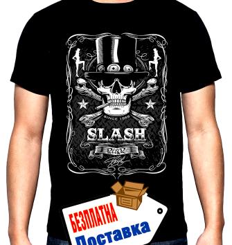 Guns and Roses, Slash, Слаш, мъжка тениска, 100% памук, S до 5XL